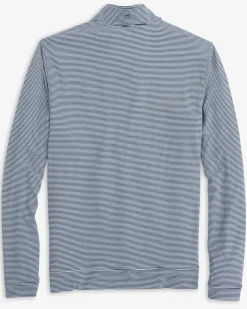 Online Southern Tide Alabama Crimson Tide Cruiser Micro-Stripe Heather Quarter Zip