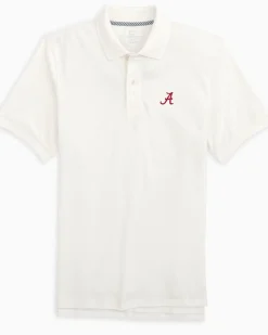 Outlet Southern Tide Alabama Crimson Tide Skipjack Polo Shirt