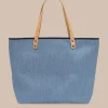 Outlet Southern Tide All Day Denim Tote Navy