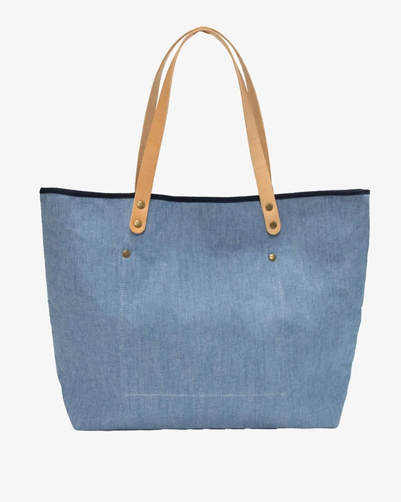 Outlet Southern Tide All Day Denim Tote Navy
