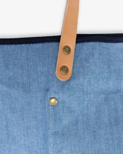 Outlet Southern Tide All Day Denim Tote Navy