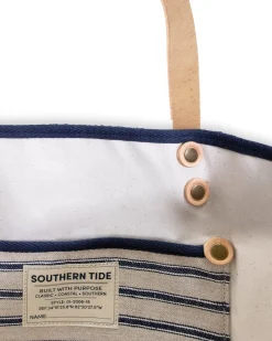 Outlet Southern Tide All Day Denim Tote Navy