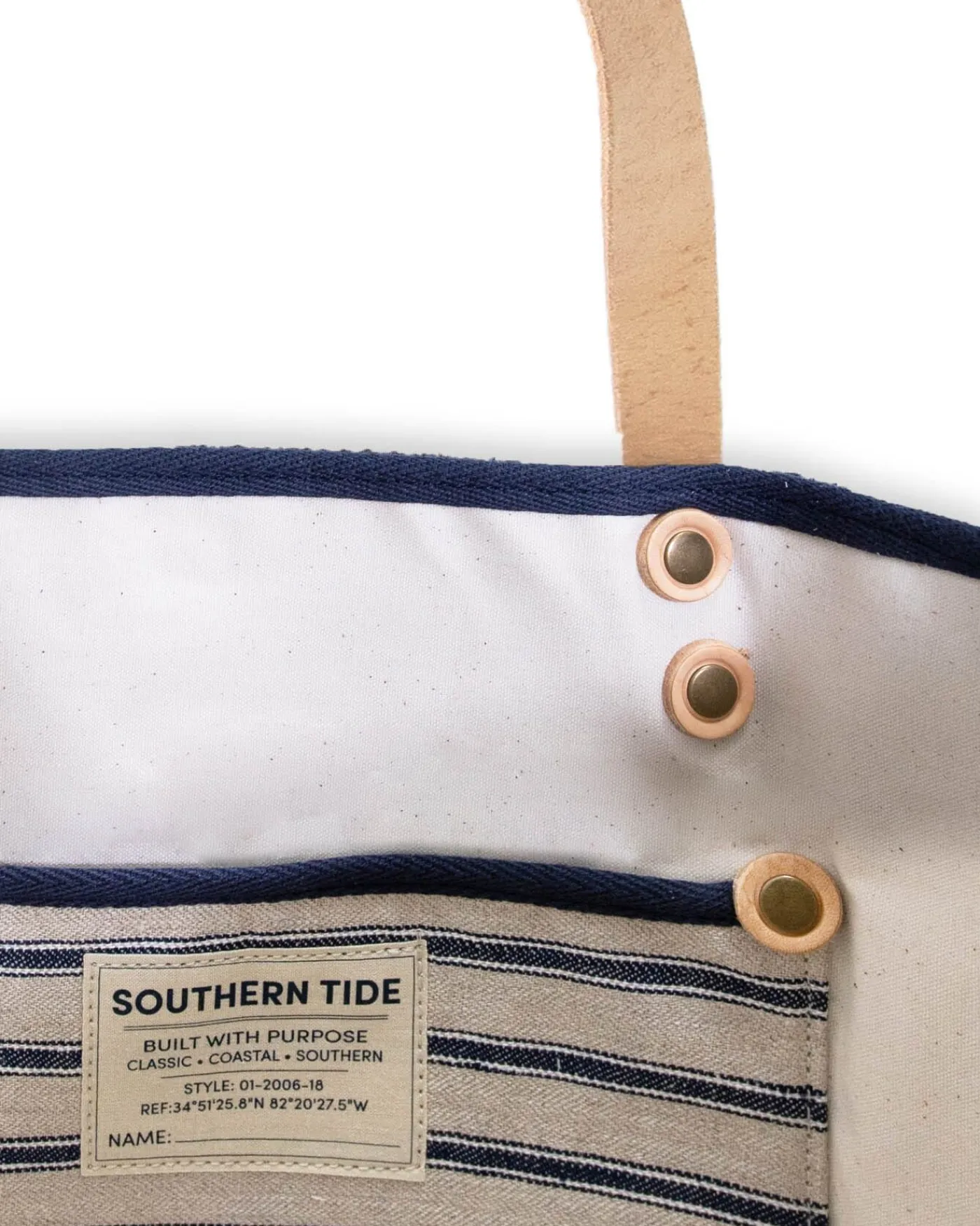 Outlet Southern Tide All Day Denim Tote Navy
