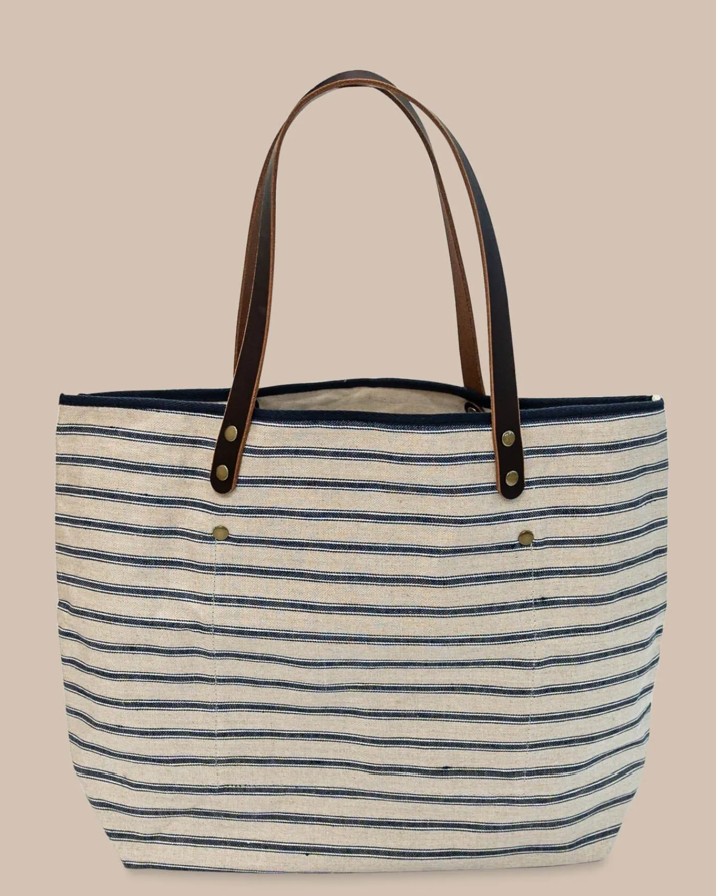 Best Southern Tide All Day Stripe Tote Navy
