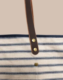 Best Southern Tide All Day Stripe Tote Navy