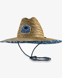Outlet Southern Tide All Inclusive Straw Hat Aged Denim