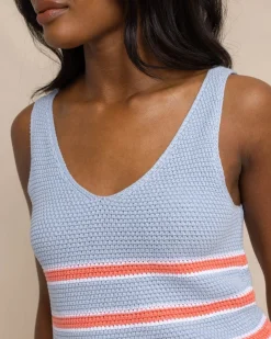 Fashion Southern Tide Alli Striped Sweater Tank