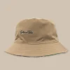 Cheap Southern Tide Beach Blooms Reversible Bucket Hat Khaki