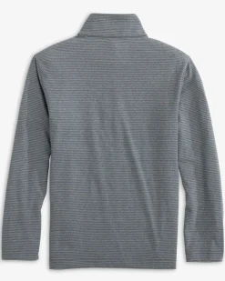 Online Southern Tide Boys Cruiser Heather Micro-Stripe Quarter Zip Pullover