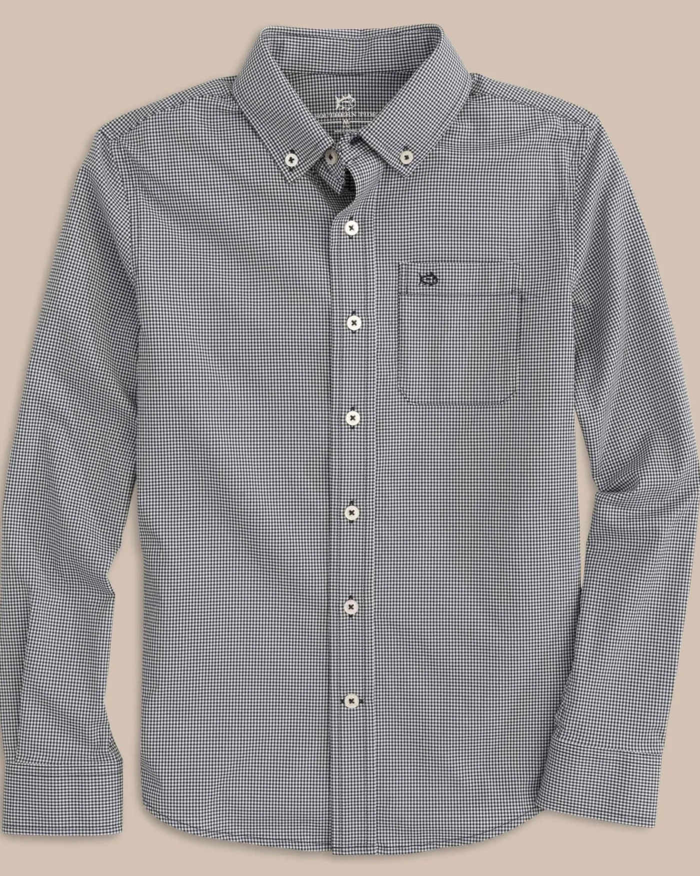 Outlet Southern Tide Boys Mini Gingham Intercoastal Button Down Shirt