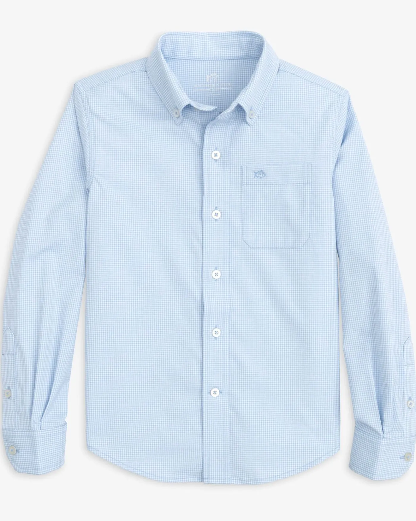 Outlet Southern Tide Boys Mini Gingham Intercoastal Button Down Shirt
