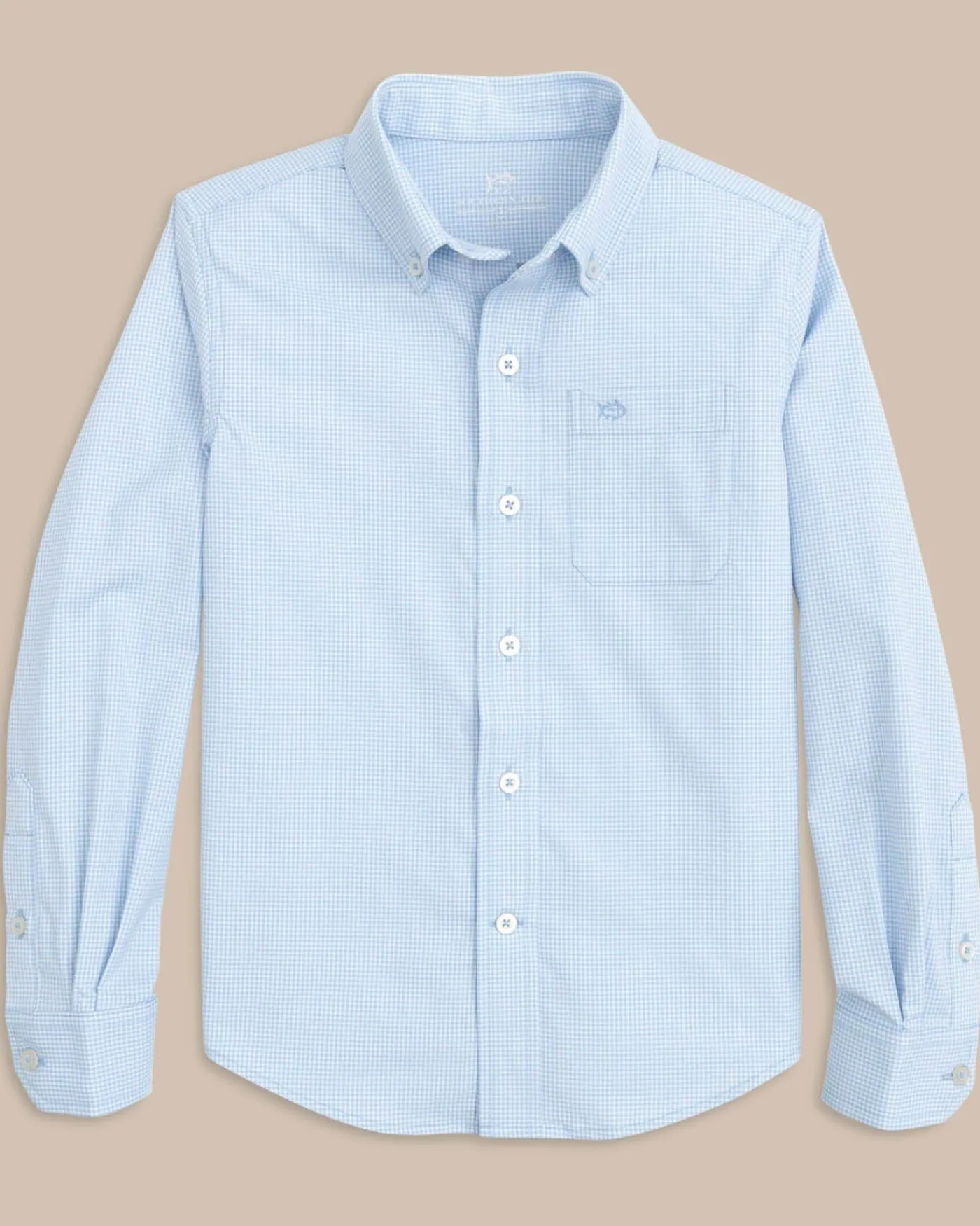 Outlet Southern Tide Boys Mini Gingham Intercoastal Button Down Shirt