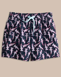 Hot Southern Tide Boys Nailed It Swim Trunk Dress Blue
