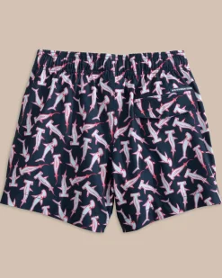Hot Southern Tide Boys Nailed It Swim Trunk Dress Blue