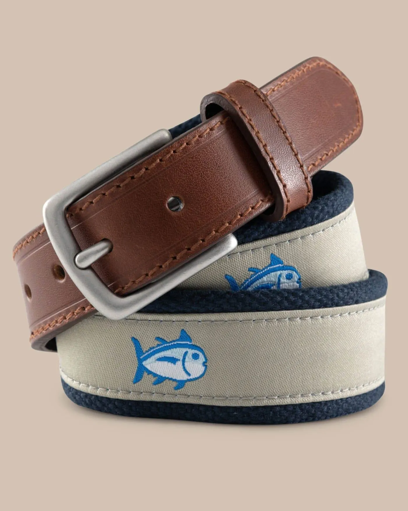 Fashion Southern Tide Boys Skipjack Ribbon Belt