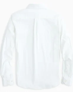 Hot Southern Tide Boys Solid Intercoastal Button Down Shirt Classic White