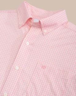 Clearance Southern Tide Brrr° Intercoastal Mcbee Check Long Sleeve Sport Shirt