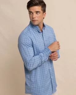 Hot Southern Tide Brrr° Intercoastal Pettigru Plaid Long Sleeve Sport Shirt