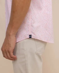 Fashion Southern Tide Brrr° Intercoastal That Floral Feeling Short Sleeve Sport Shirt