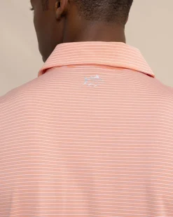 Best Southern Tide Brrr°-Eeze Baytop Stripe Performance Polo