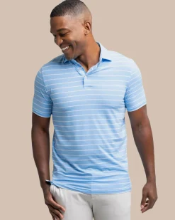 Discount Southern Tide Brrr°®Eeze Desmond Stripe Polo