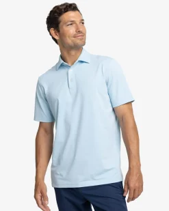 Clearance Southern Tide Brrr°®-Eeze Heather Performance Polo Shirt