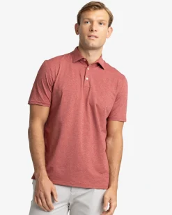 Clearance Southern Tide Brrr°®-Eeze Heather Performance Polo Shirt