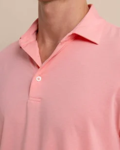 Clearance Southern Tide Brrr°®-Eeze Heather Performance Polo Shirt
