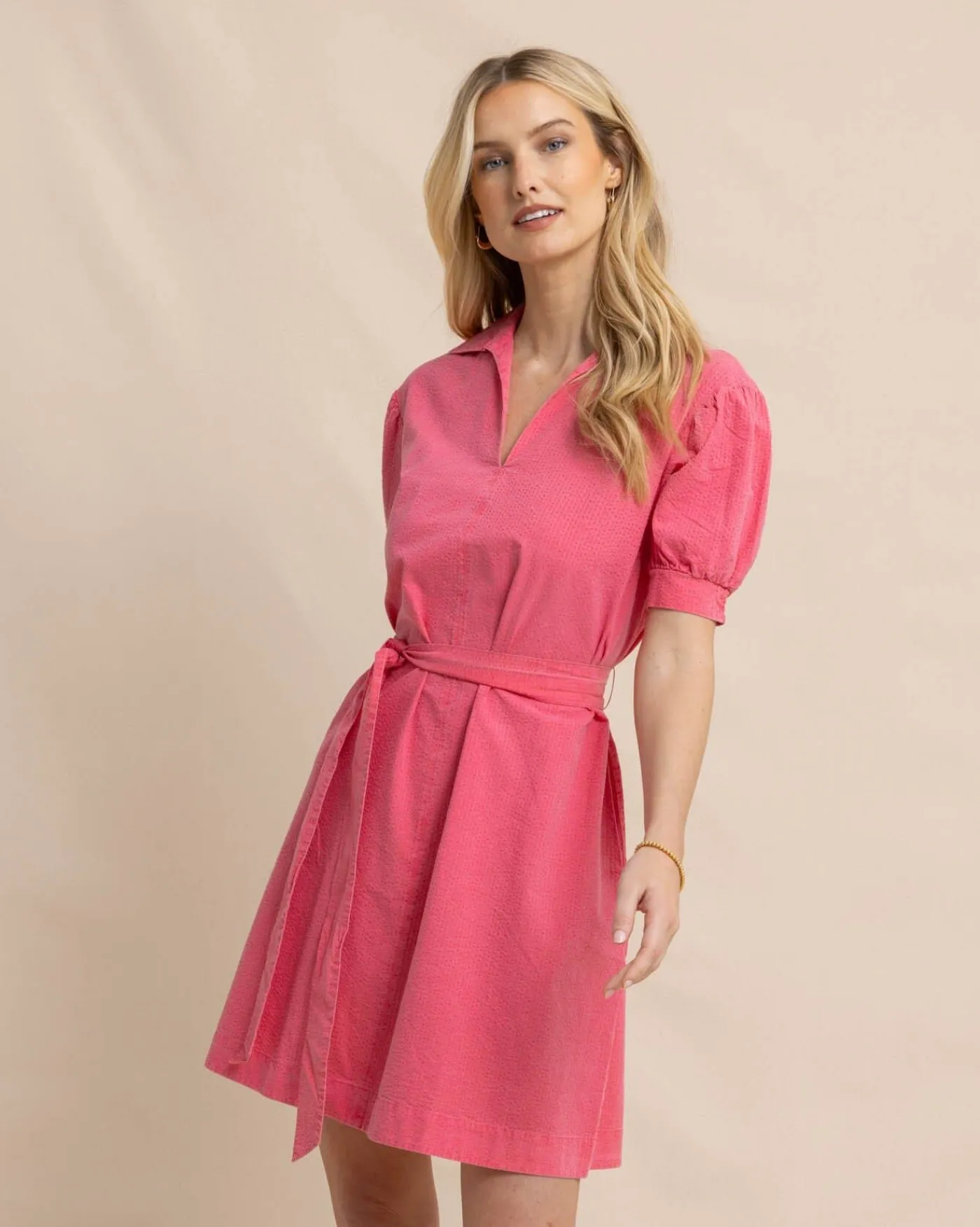 Cheap Southern Tide Calan Washed Seersucker Dress