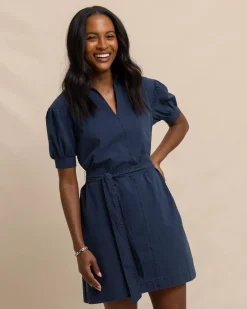 Discount Southern Tide Calan Washed Seersucker Dress