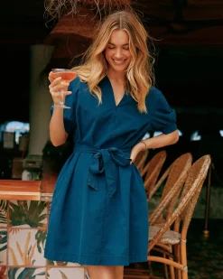 Discount Southern Tide Calan Washed Seersucker Dress