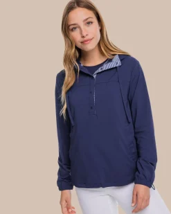 Outlet Southern Tide Calie Pop Placket Popover