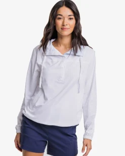 Outlet Southern Tide Calie Pop Placket Popover