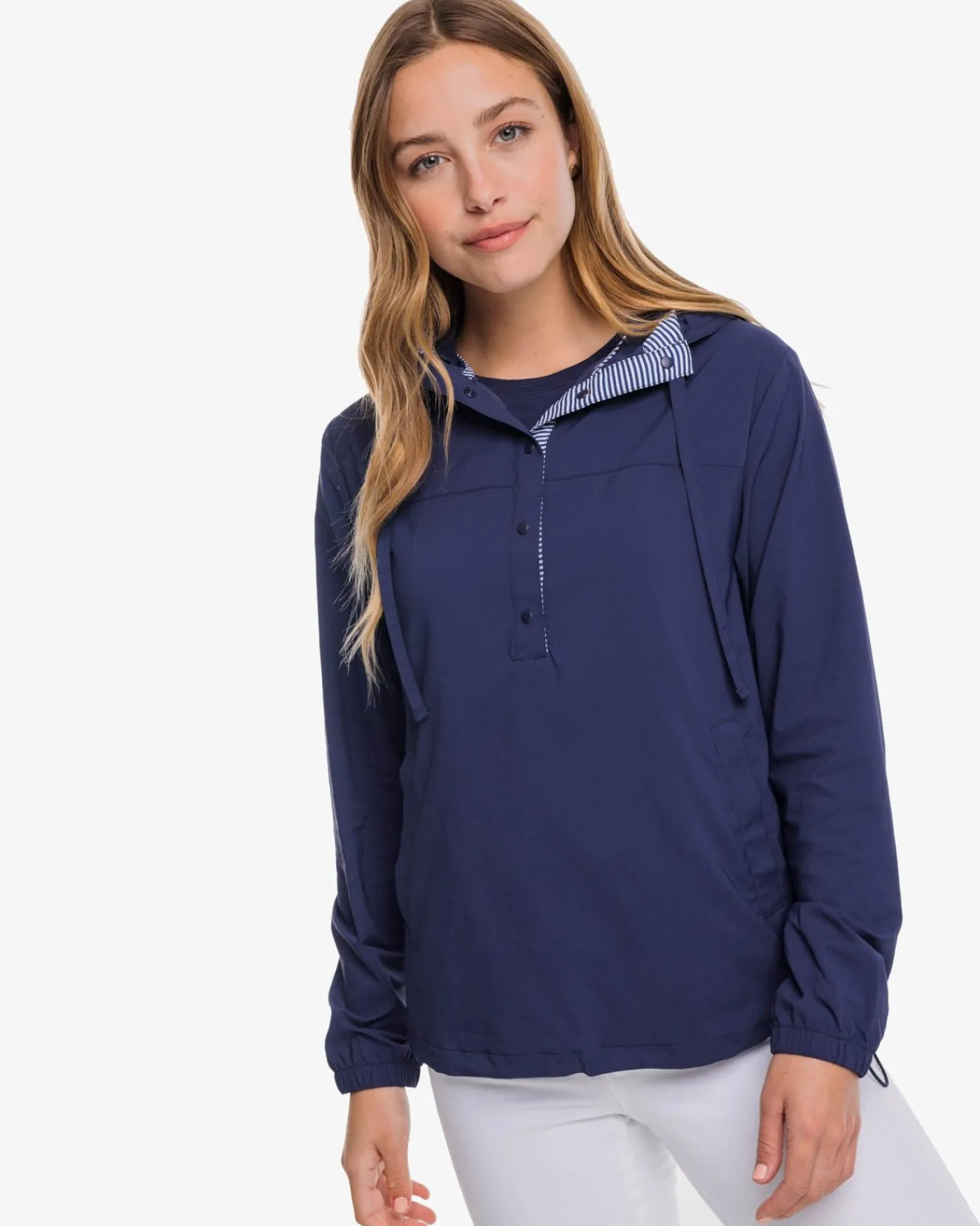 Outlet Southern Tide Calie Pop Placket Popover