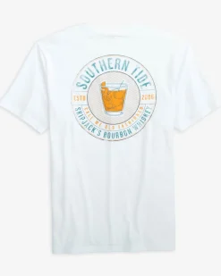 Hot Southern Tide Call Me Old Fashioned T-Shirt Classic White