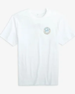 Hot Southern Tide Call Me Old Fashioned T-Shirt Classic White