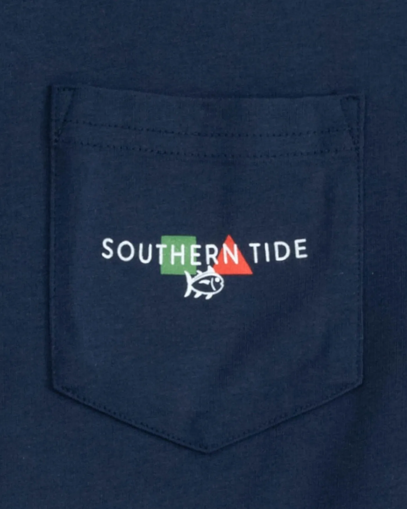Shop Southern Tide Channel Marker Buoy Short Sleeve T-Shirt Navy