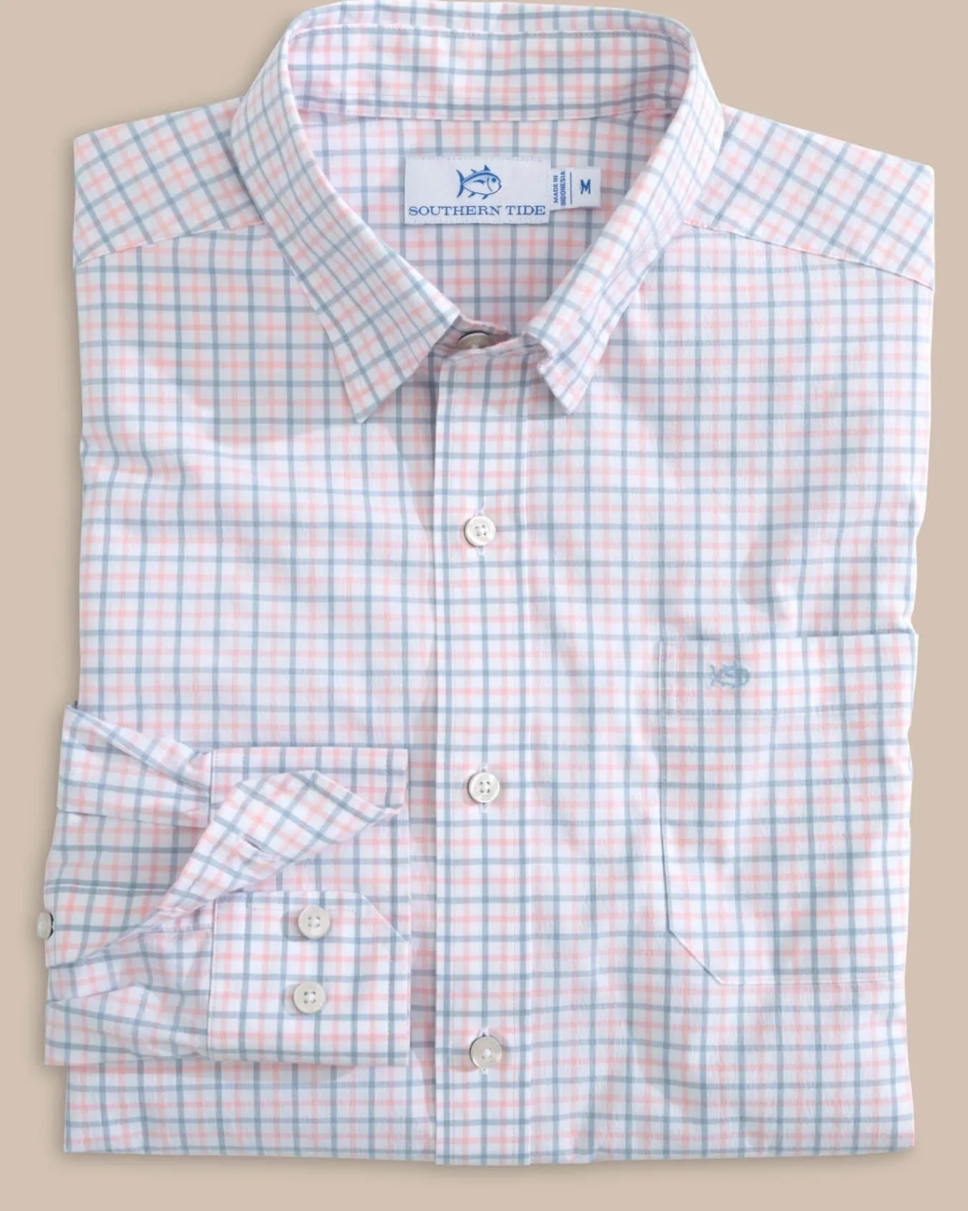 Online Southern Tide Charleston Larkin Check Long Sleeve Sport Shirt