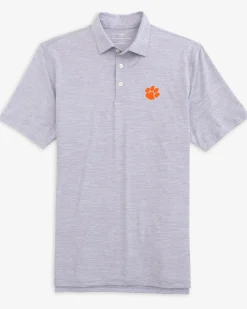Cheap Southern Tide Clemson Tigers Driver Spacedye Polo Shirt