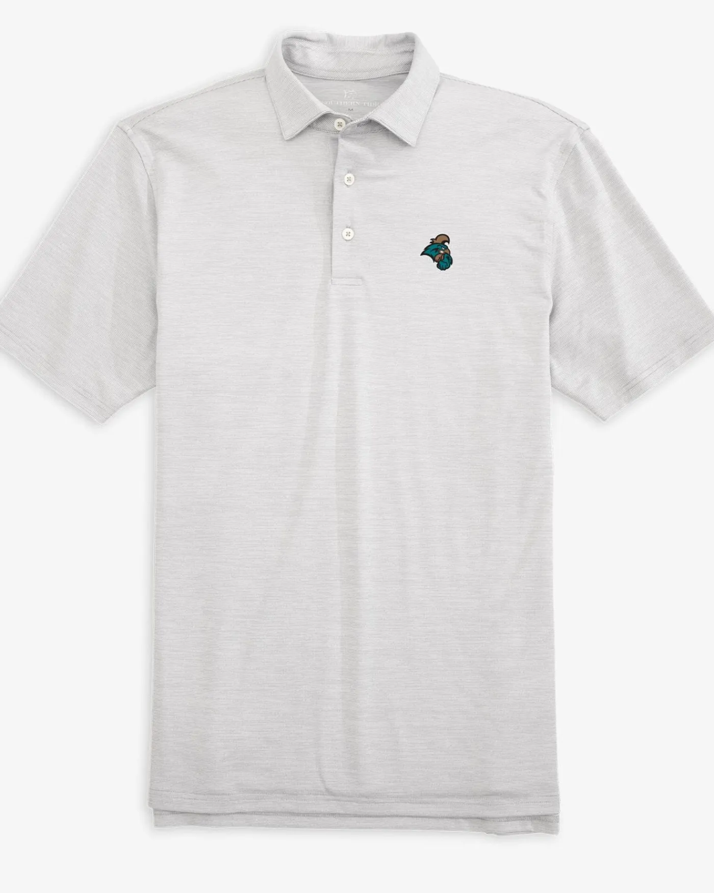 Cheap Southern Tide Coastal Carolina Chanticleers Driver Spacedye Polo Shirt Slate Grey
