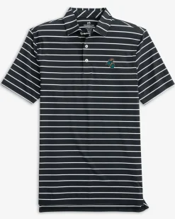 Clearance Southern Tide Coastal Carolina Chanticleers Brrr°®-Eeze Desmond Stripe Polo Black