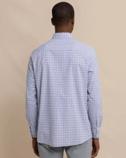 Best Sale Southern Tide Coastal Passage Trailside Plaid Long Sleeve Sport Shirt