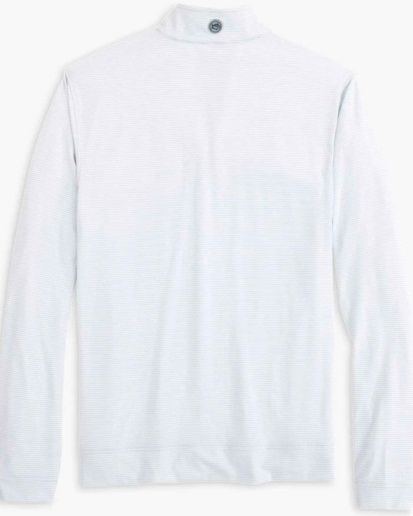 Hot Southern Tide College Of Charleston Cougars Cruiser Micro-Stripe Heather Quarter Zip Heather Slate Grey