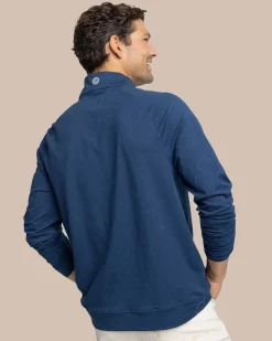 Shop Southern Tide Cruiser Heather Quarter Zip Pullover