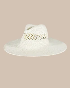Outlet Southern Tide Diamond Packable Beach Hat White