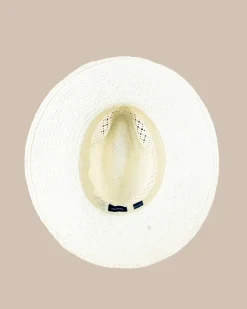 Outlet Southern Tide Diamond Packable Beach Hat White