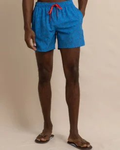 Store Southern Tide Dive In Swim Trunk Mediterranean Blue