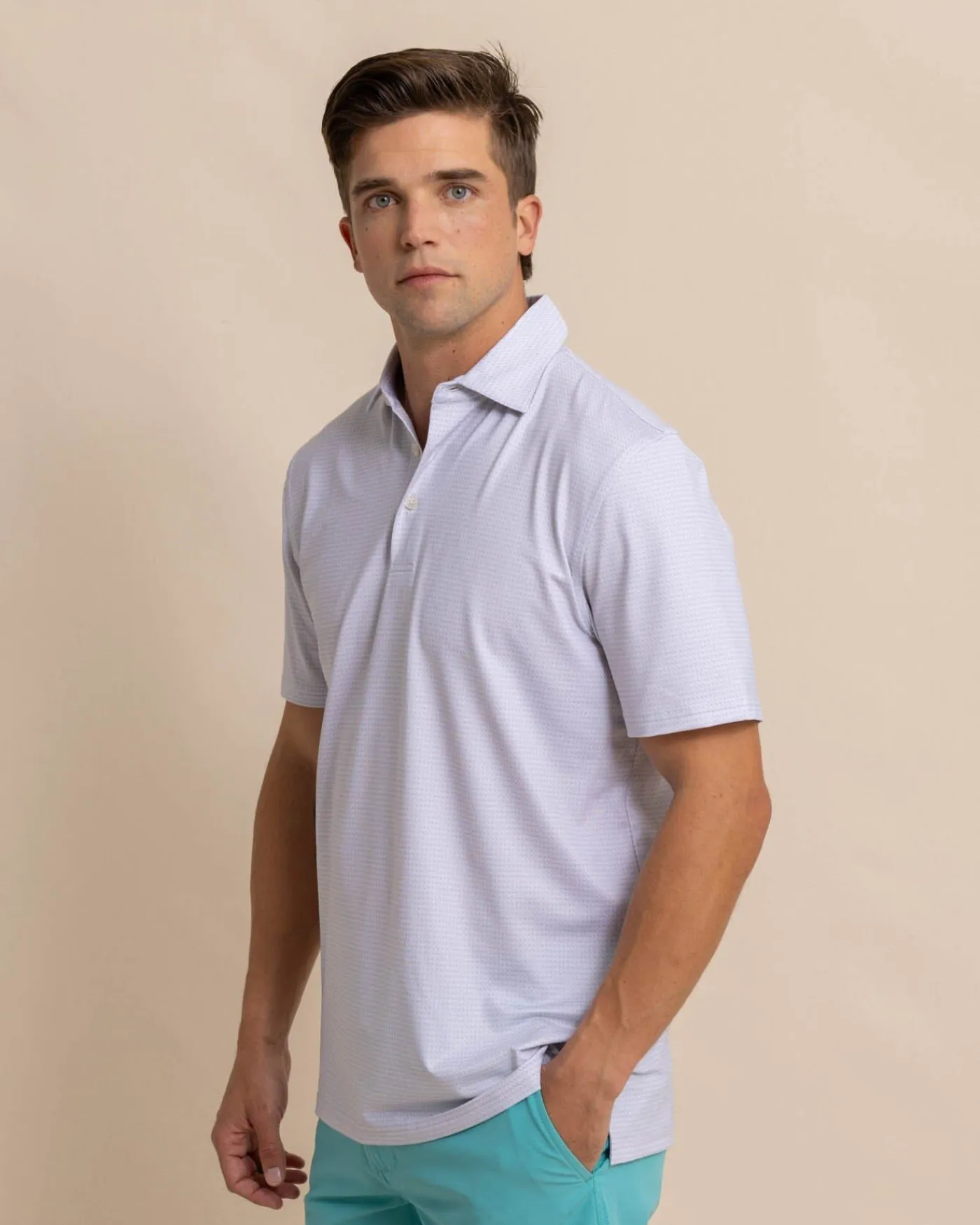 Hot Southern Tide Driver Getting Ziggy With It Printed Polo