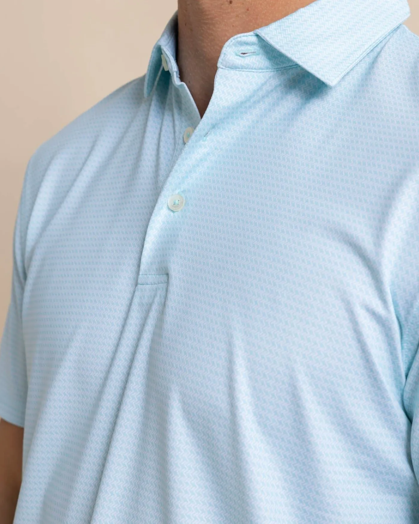 Hot Southern Tide Driver Getting Ziggy With It Printed Polo