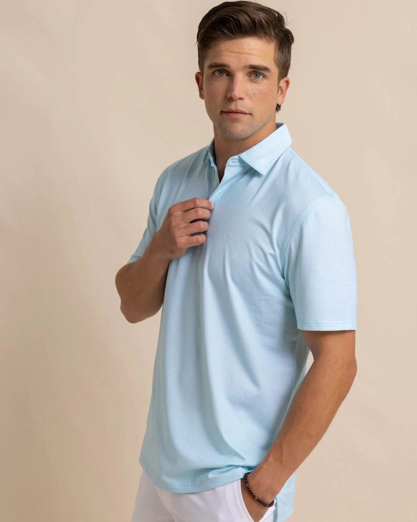 Hot Southern Tide Driver Getting Ziggy With It Printed Polo